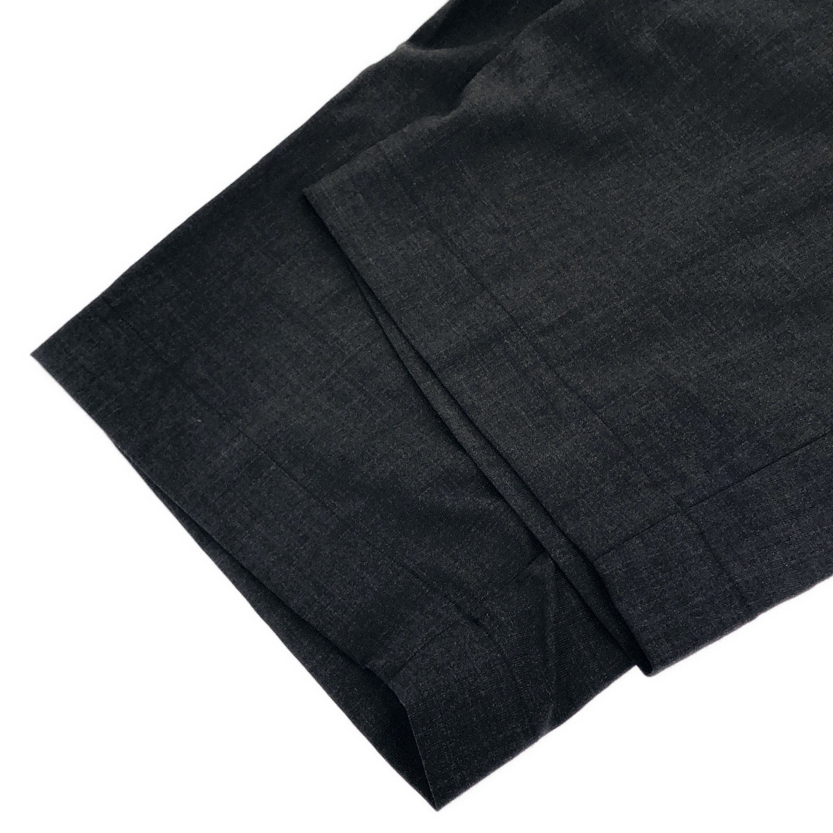 blurhms ブラームス BHS25S008 25SS ブラック Washed Wool Voile Trousers ウールトラウザーズ パンツ ボトムス