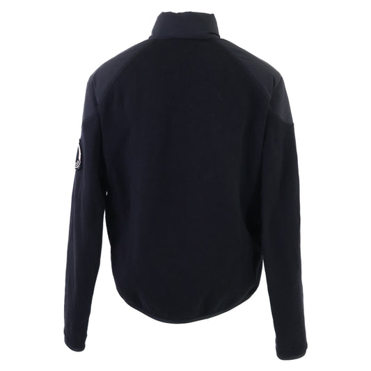 MONCLER モンクレール 23年製 CARDIGAN TRICOT ドラゴンロゴ コットン切り替え ジップアップダウンジャケット ジャケット