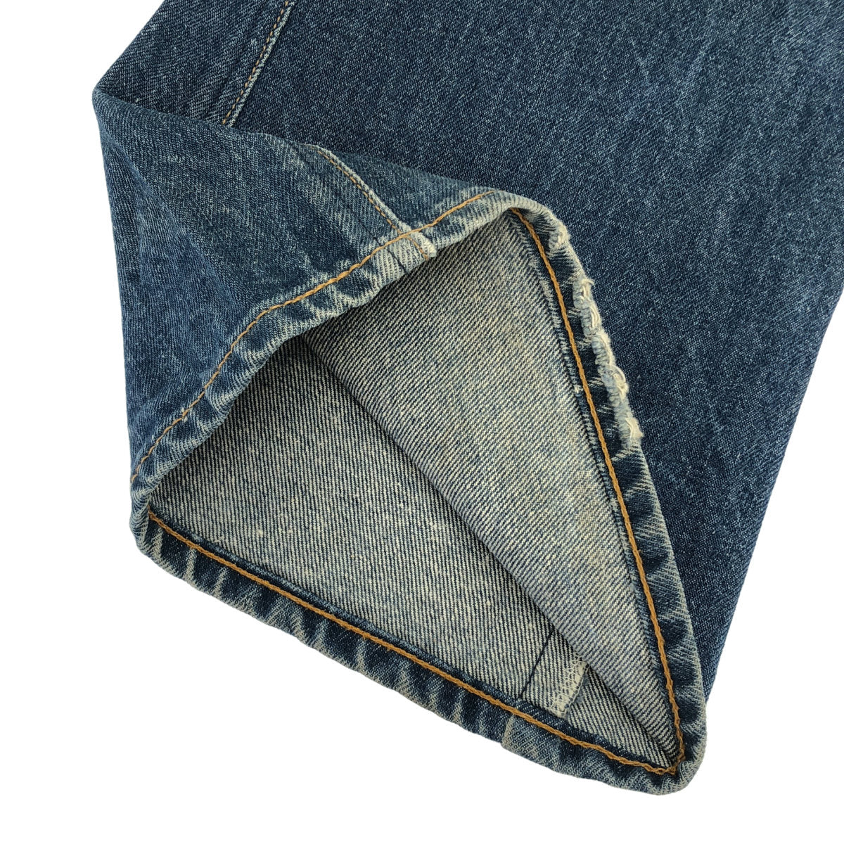 HTC エイチティーシー 【Denim Doctors】インディゴ リーバイスボディ スタッズ リメイクフレアデニムパンツ ボトムス