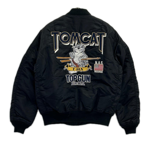 AVIREX アヴィレックス 783-3952033 ブラック TOP GUN TOMCAT MA-1 ブルゾンジャケット ジャケット