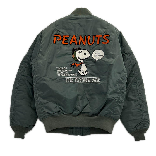 AVIREX アヴィレックス 【×PEANUT】783-4252052 セージ MA-1 FLYING ACE MA-1 ブルゾンジャケット ジャケット