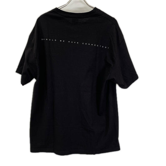 GEEKS RULE ギークスルール ブラック DEATH STRANDING 2 シルクスクリーンプリントTシャツ トップス