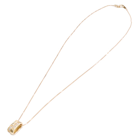 tutumi ツツミ K18YG 0.2ct ダイヤモンド ネックレス
