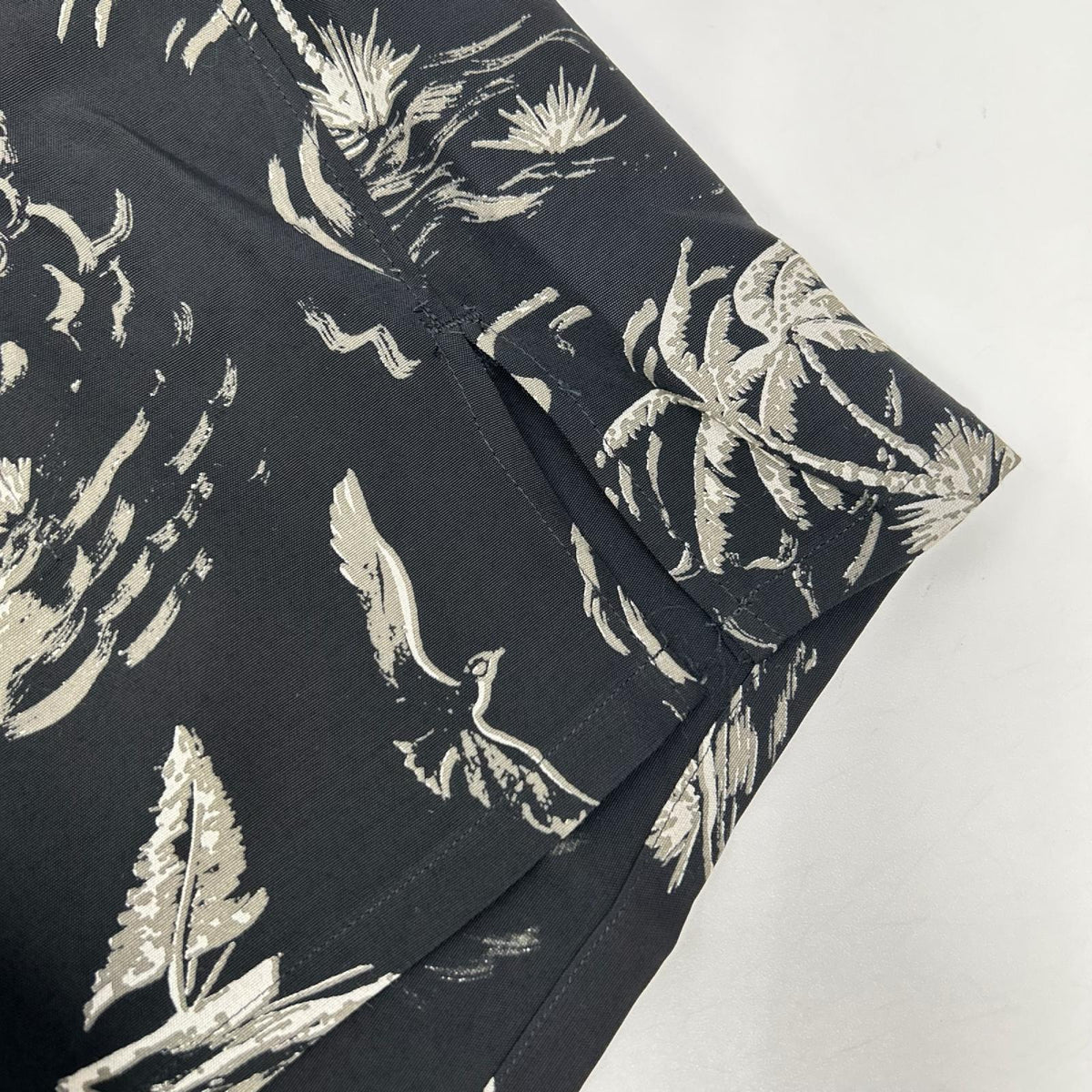 OLDJOE&CO. オールドジョー 26SS 2610J-SH19 ブラック パームツリー柄 ORIGINAL PRINTED OPEN COLLAR SHIRTS トップス