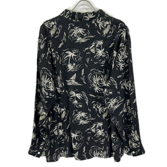 OLDJOE&CO. オールドジョー 26SS 2610J-SH19 ブラック パームツリー柄 ORIGINAL PRINTED OPEN COLLAR SHIRTS トップス