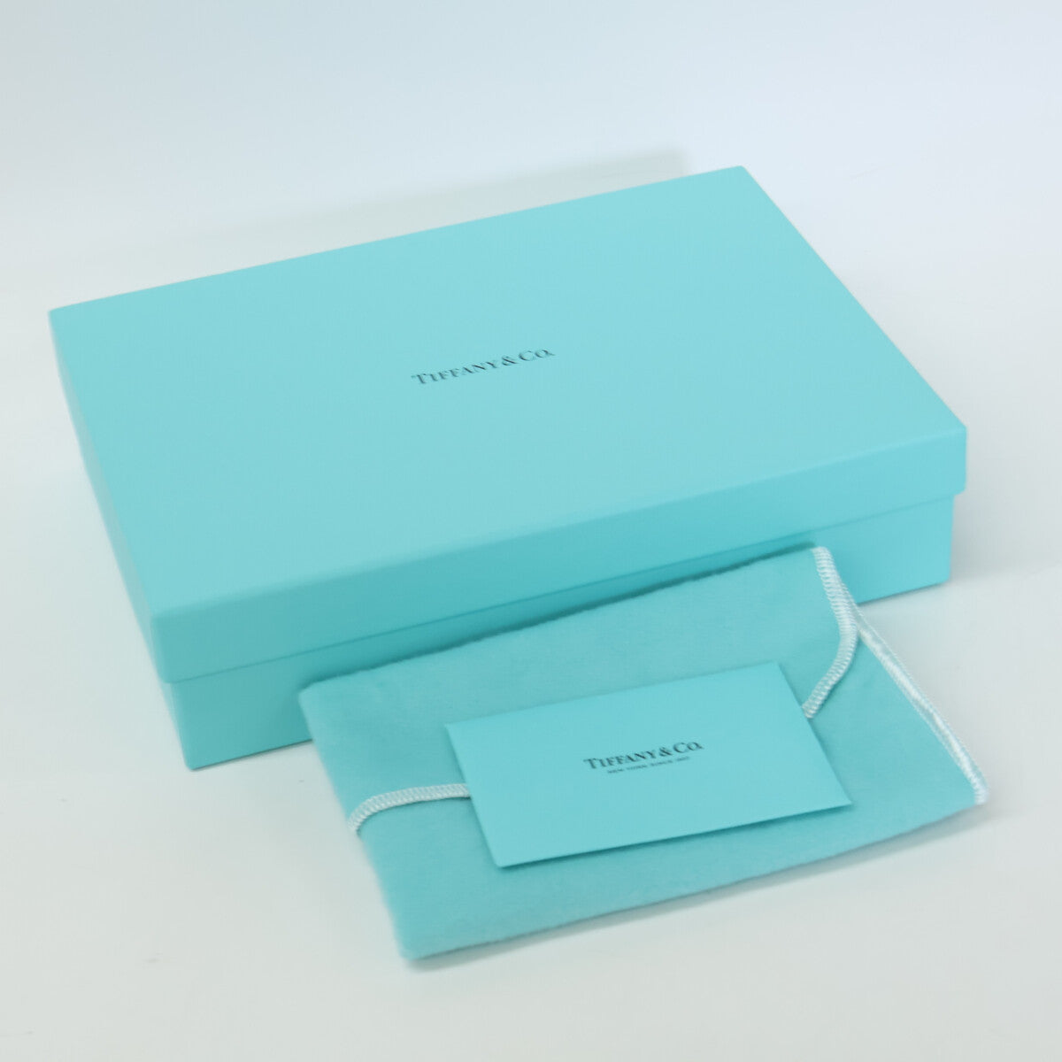 TIFFANY&Co. ティファニー 【新品同様】スムースレザー ラウンドファスナー ロングウォレット 長財布(小銭入れあり)