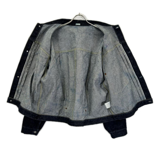 A.PRESSE アプレッセ 26SS AP-1001 ワンウォッシュ/インディゴ オリジナルタックボタン 13.5oz 1st Type Denim Jacket ジャケット