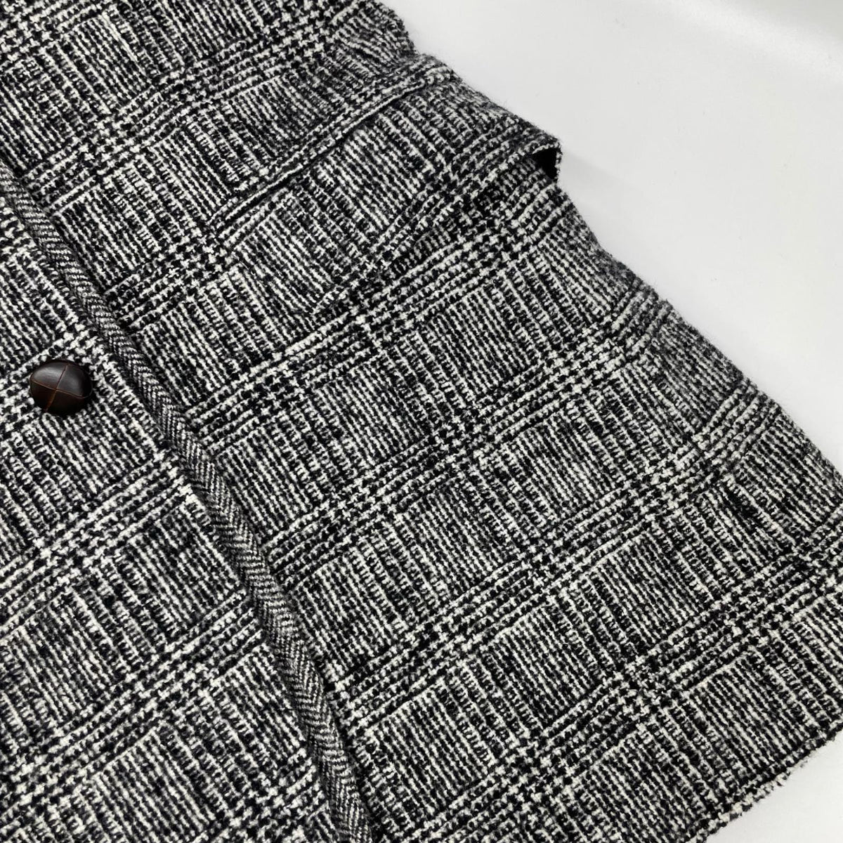 DOLCE&GABBANA ドルチェアンドガッバーナ グレー クルミ釦 アルパカ混 レイヤードジャケット ジャケット