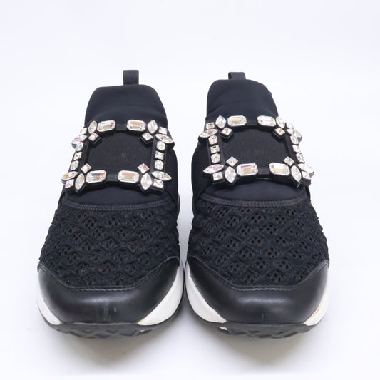 RogerVivier ロジェヴィヴィエ RVW50624180KOTB999 VIV' RUN ヴィヴ ラン ファブリック スニーカー シューズ