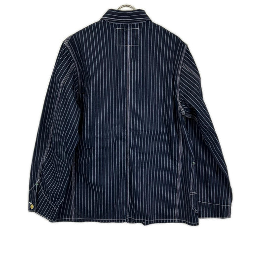 SUGAR CANE シュガーケーン SC15658 インディゴ 9oz. WABASH STRIPE WORK COAT/ウォバッシュストライプ ワークコート ジャケット