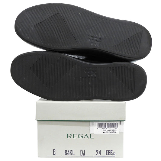 REGAL リーガル ディアスキン スリッポン シューズ レディース ブラック 24.0cm 84KLDJ シューズ