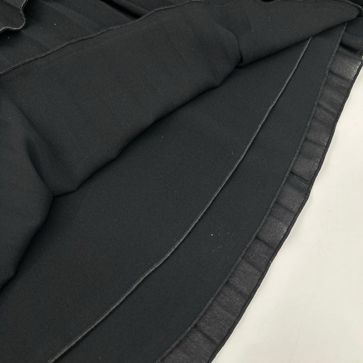 Max Mara マックスマーラ 62261569 ブラック ノースリーブフリルワンピース ワンピース