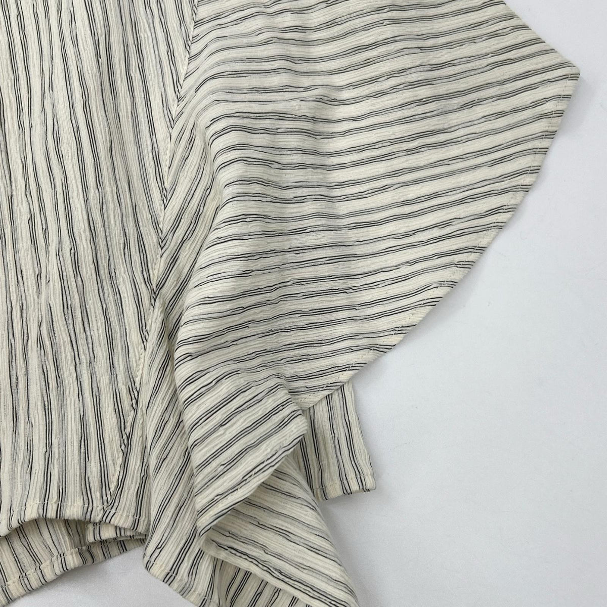 CLANE クラネ ホワイト COTTON CREPE BACK FRILL SHIRT シャツ トップス