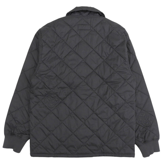 stussy ステューシー オールドステューシー SSリンク キルティングジャケット メンズ グレー M 00's ジャケット