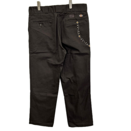 Dickies ディッキーズ 【×HTC】ブラウン 874 ウォレットチェーンスタッズ カスタムパンツ ボトムス
