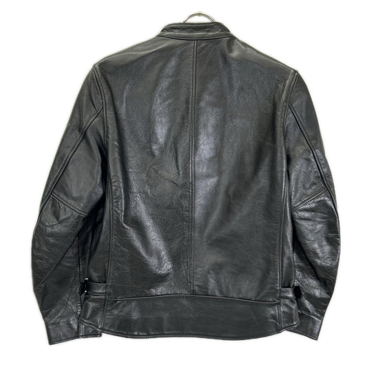 STILL BY HAND スティルバイハンド LE0183 ブラック セミシングルカウレザーライダース ジャケット