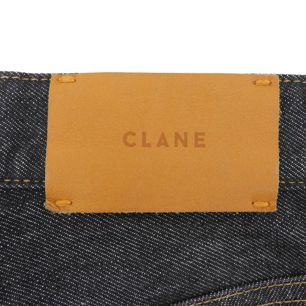 CLANE クラネ 美品 SECRET DENIM PANTS デニムパンツ ボトムス レディース インディゴ 0 ボトムス