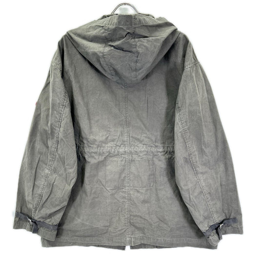 C.E. シーイー CES29JK08 チャコール コットン シリコンパッチ バイオウォッシュ加工 COTTON HOOD JACKET ジャケット