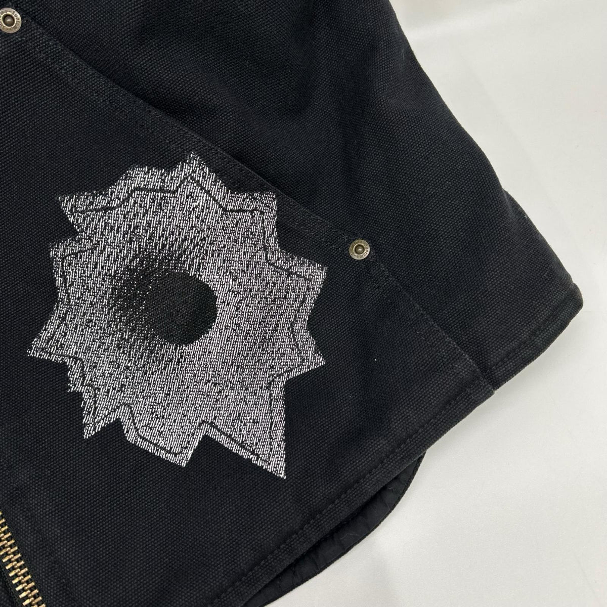 Supreme シュプリーム 22SS ブラック Nate Lowman Work Vest/フルジップ ベスト ベスト