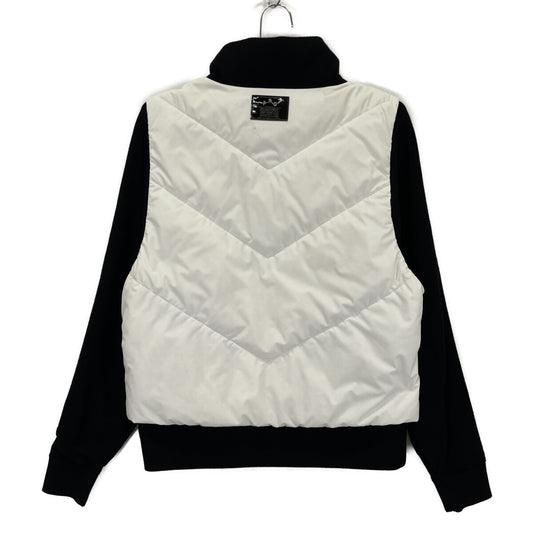 DESCENTE デサント ホワイト×ブラック ドッキング トップス トップス