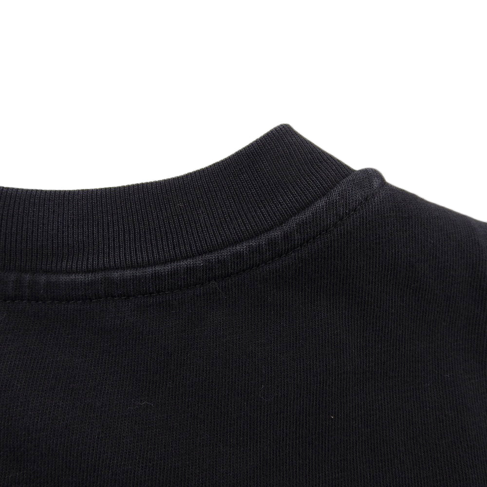 MONCLER モンクレール 美品 コットン プリント Tシャツ トップス レディース ブラック XS トップス XS