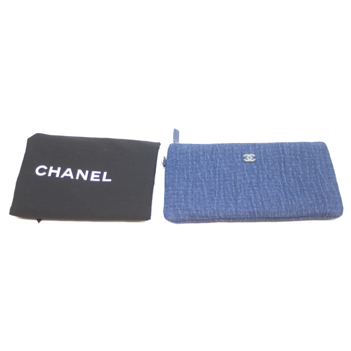CHANEL シャネル AS3260 ブルー デニム ゴールド×シルバー金具 シャネル22スモール ショルダーバッグ
