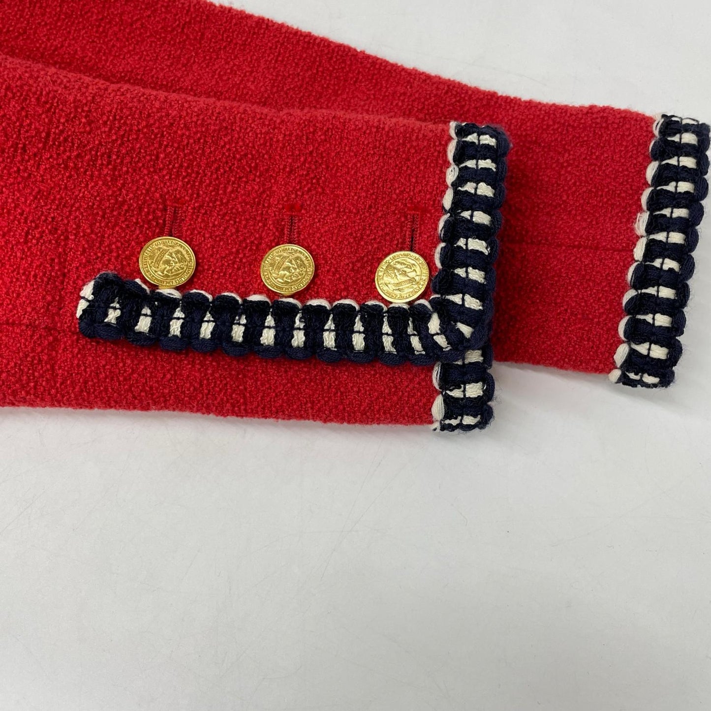 MUSE Red Chain Tweed Jacket