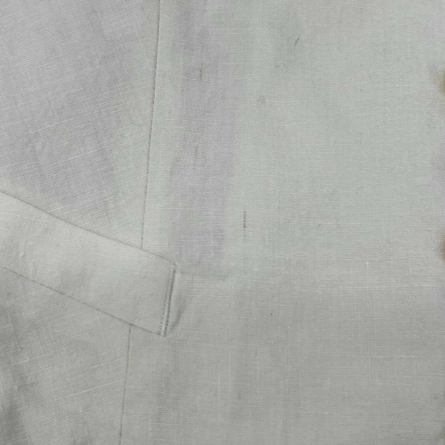 MADISON BLUE Ecru Ivory 100% Linen Vest