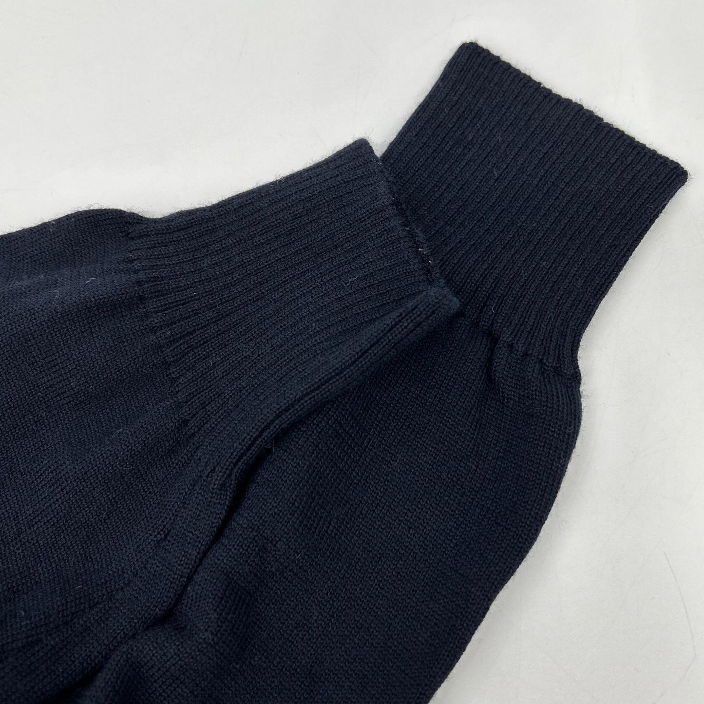 sacai サカイ 13-01900 ネイビー×ブルー レース ドッキング ニット トップス