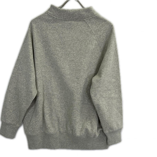 Champion チャンピオン 115484 グレー ワンポイントロゴ モックネック スウェット トップス