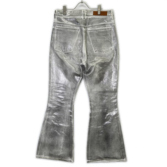 MASU M A S U 【MASU BOYS】B25K6PT006 silver EMBLEM BELL-BOTTOM JEANS bottoms
