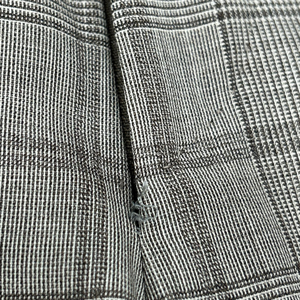 Belvest A71100 Brown Check SUPER130's Wool Check Suit Suit Set