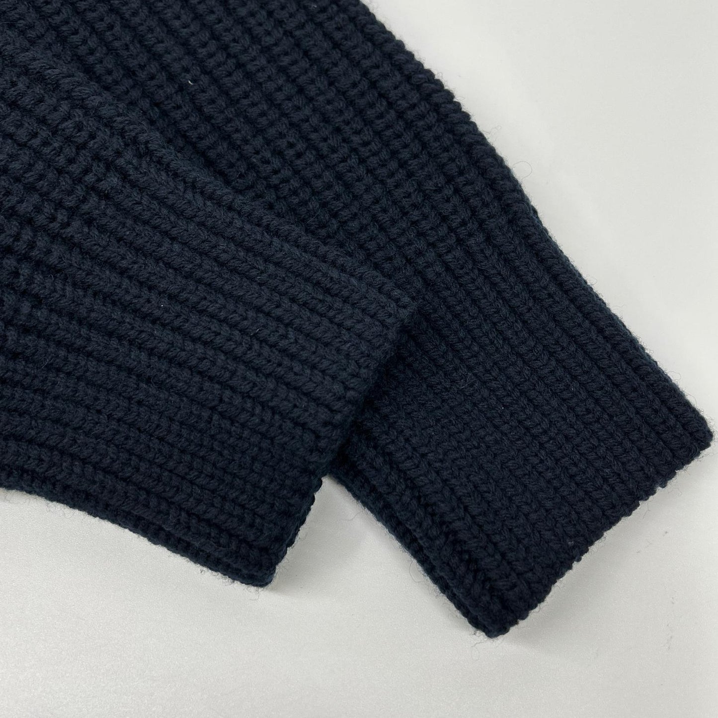 DRIES VAN NOTEN ドリスヴァンノッテン 252-021217-2707-900 25-26AW ネイビー MONTY BIS ドライバーズニット ジャケット