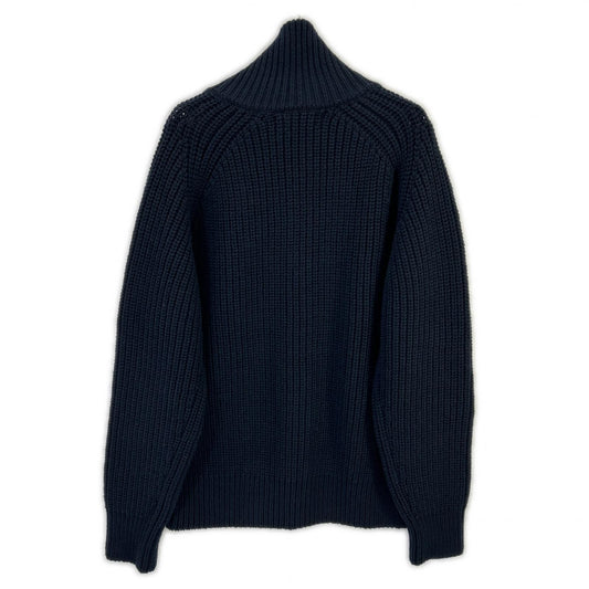 DRIES VAN NOTEN ドリスヴァンノッテン 252-021217-2707-900 25-26AW ネイビー MONTY BIS ドライバーズニット ジャケット