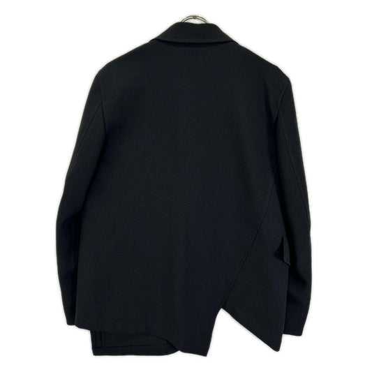 COMMEdesGARCONS SHIRT コムデギャルソンシャツ 26SS FQ-J503 ブラック 捻じれアシンメトリージャケット ジャケット