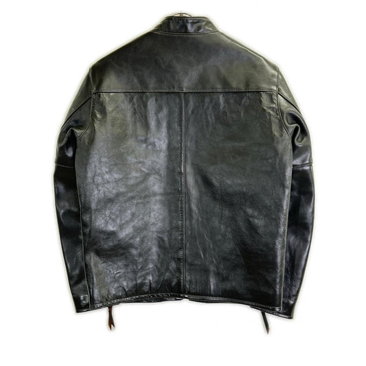 Y'2 LEATHER Y2 皮革 PR-64 复古马皮轻量 单排扣机车夹克 夹克 36