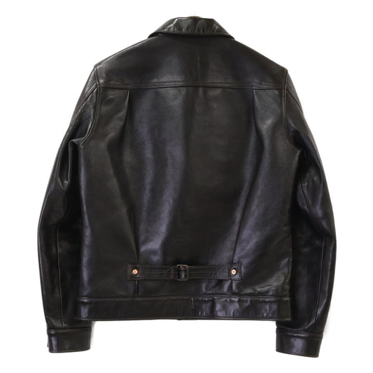 Y'2 LEATHER ワイツーレザー 【美品】LB-140 ANILINE HORSE TYPE I JEAN JACKET Horsehide Jacket Jacket