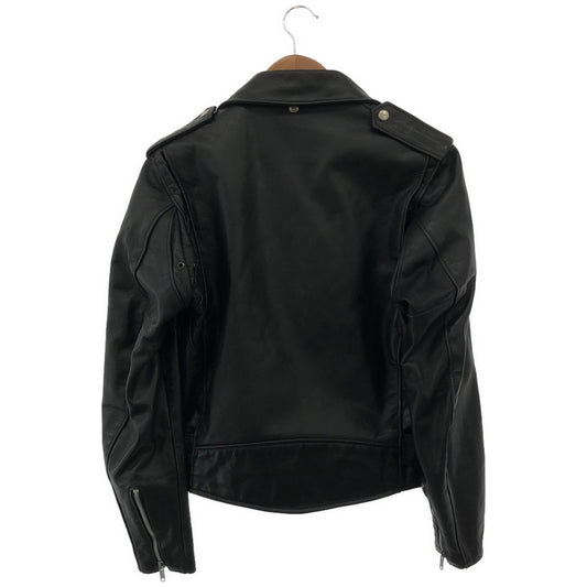 schott ショット 118 ブラック バイカータグ ダブルライダースジャケット トップス