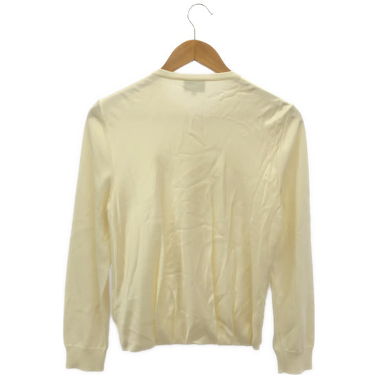 LANVIN COLLECTION ランバンコレクション アイボリー 2115808 バックシルクニットカーディガン トップス