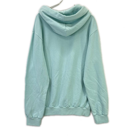 Mint Blue Pullover Hoodie Top XL Men's