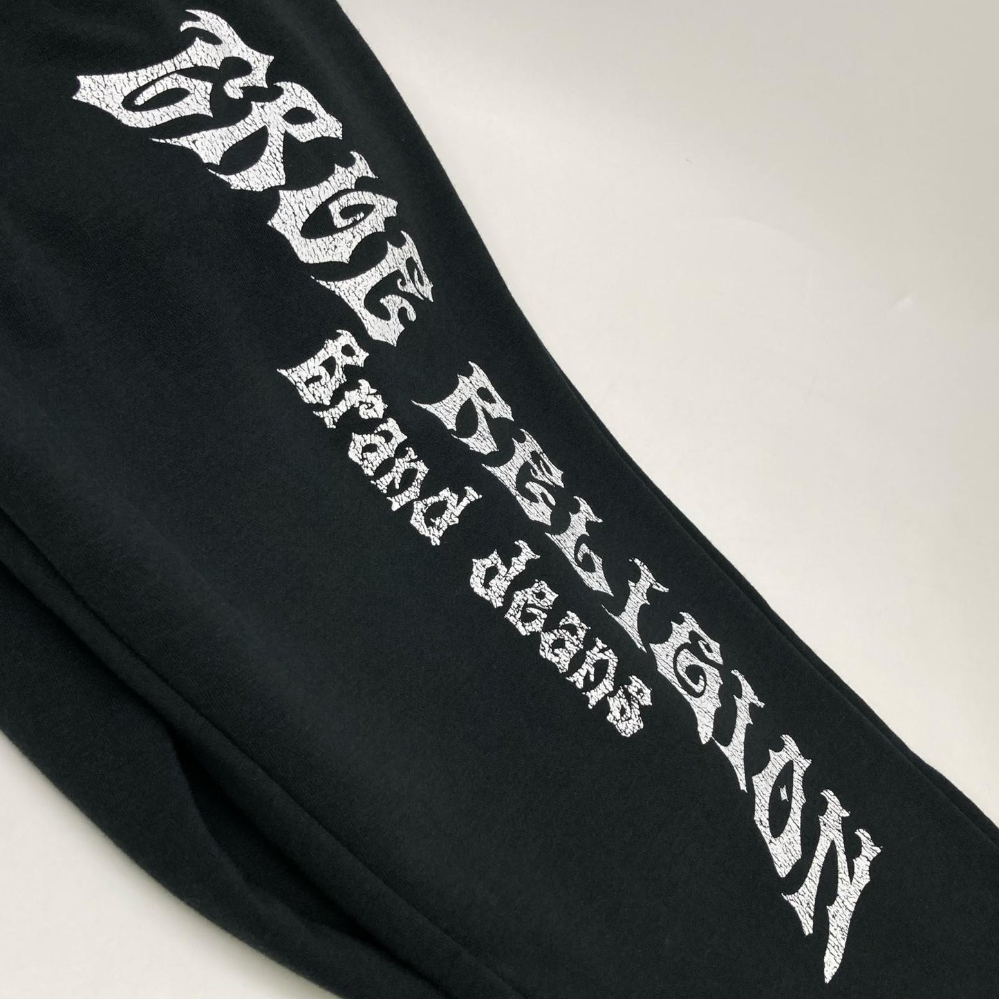 Black Logo Design Sweatpants Bottoms M Men's