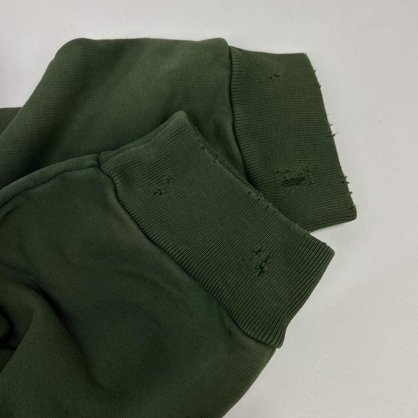 BALENCIAGA 巴黎世家 23年款 744441 卡其色 Tape Type Ripped Pocket Hoodie 上衣