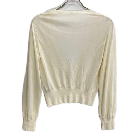 FOXEY BOUTIQUE フォクシーブティック 42126 アイボリー レーヨン シアーV カーディガン トップス