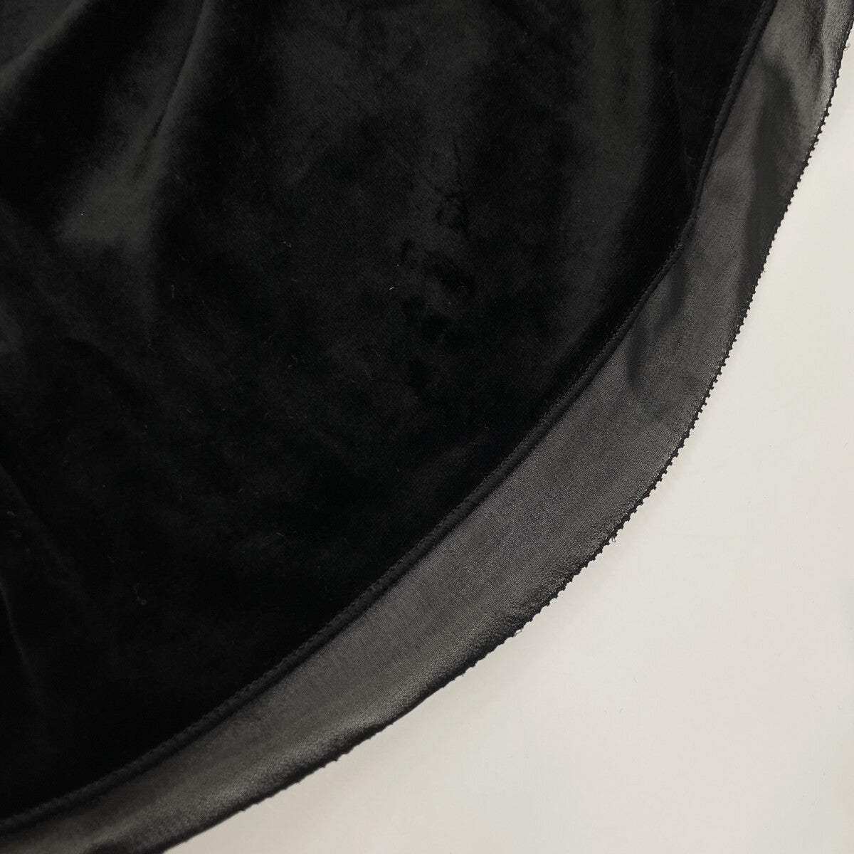 06194 Black Dress Velour Swing One-Piece Dress 38 Ladies