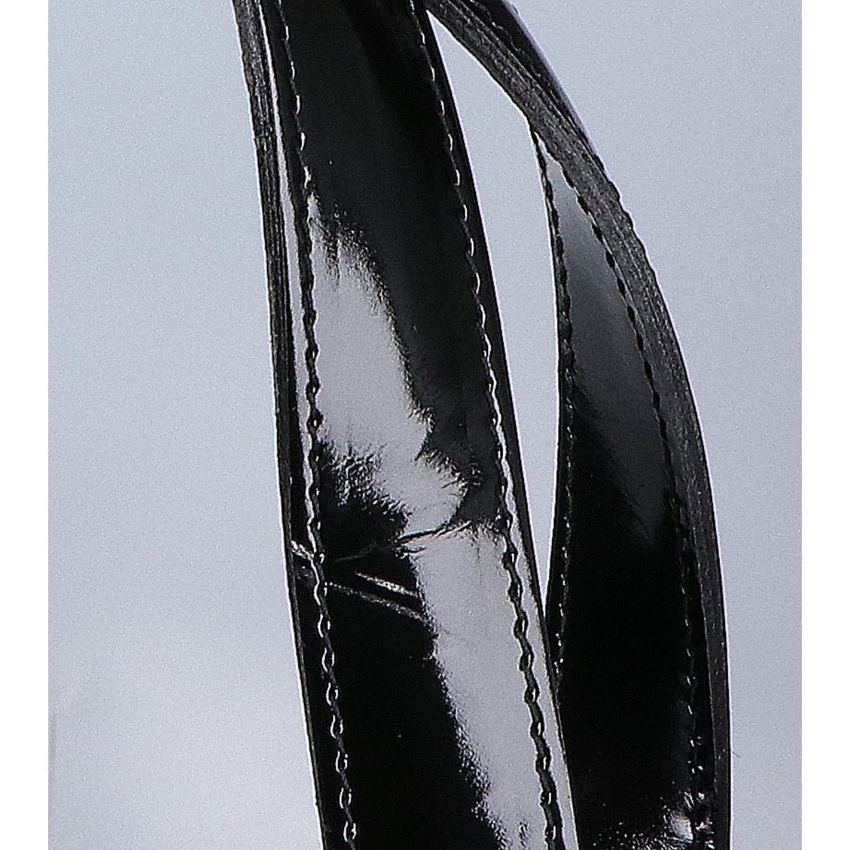 MORABITO モラビト エナメル スクエア ハンドバッグ