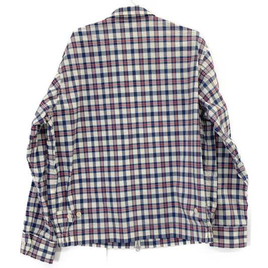 【Duckbills】RSM-19053 泡泡纱 拉链夹克 徽章 格纹 夹克 XL 男式