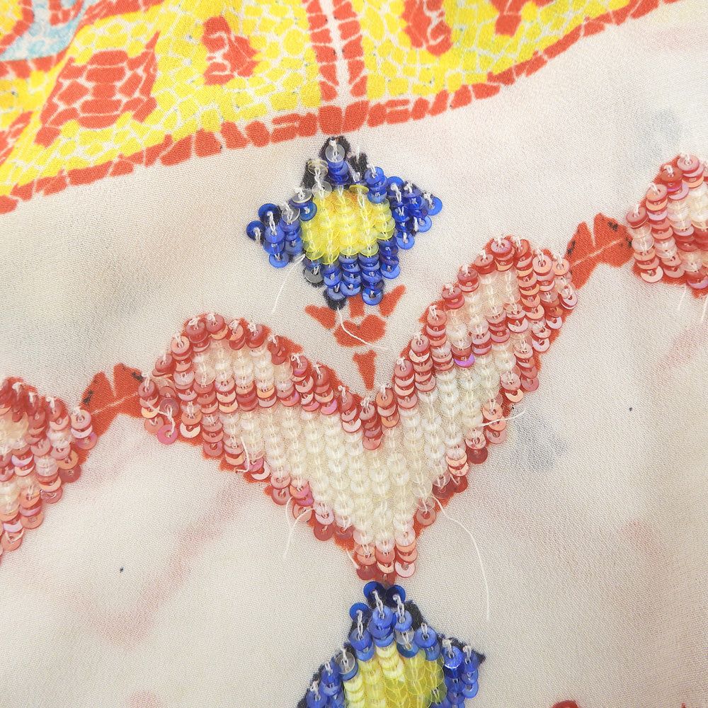 Rococo Sand ロココ サンド 総柄 オフショルダーシャツ トップス レディース マルチカラー S トップス S