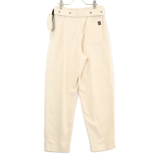 LOUIS VUITTON ルイヴィトン 【国内正規】RW211B AN1 FKPO67 ベルト付 2タック入り パンツ ボトムス