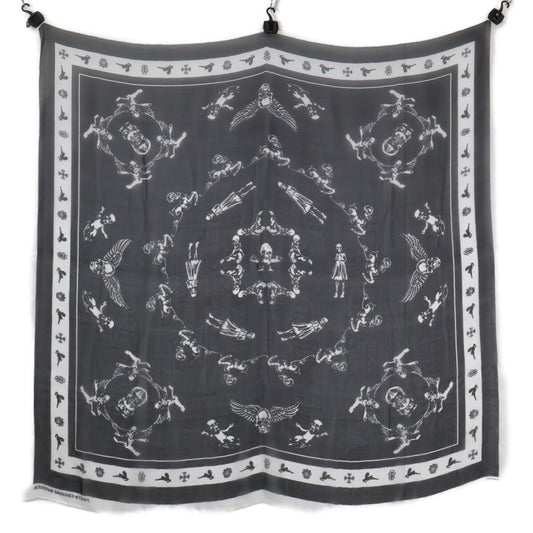 Chrome hearts クロムハーツ by FOTI フォティ スカル シルク スカーフ
