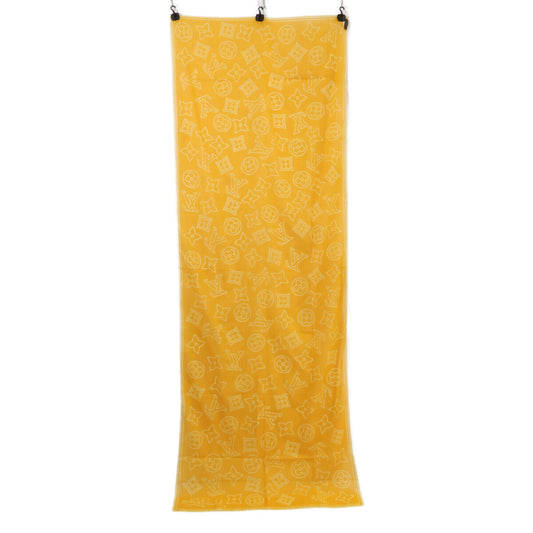 LOUIS VUITTON ルイヴィトン Like New/Authentic Domestic Ipanema Monogram Cotton Scarf